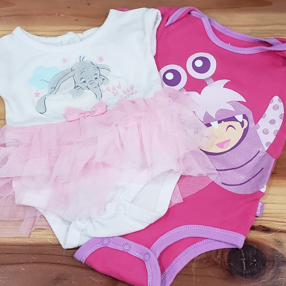 🎄Disney Baby Dumbo Tutu & Boo Onesie🎄